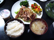 田村さんの昼食